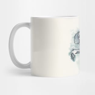 Poppy Flower in Ink Mug